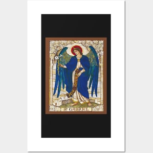 St Gabriel Angel Catholic Saint Archangel Posters and Art